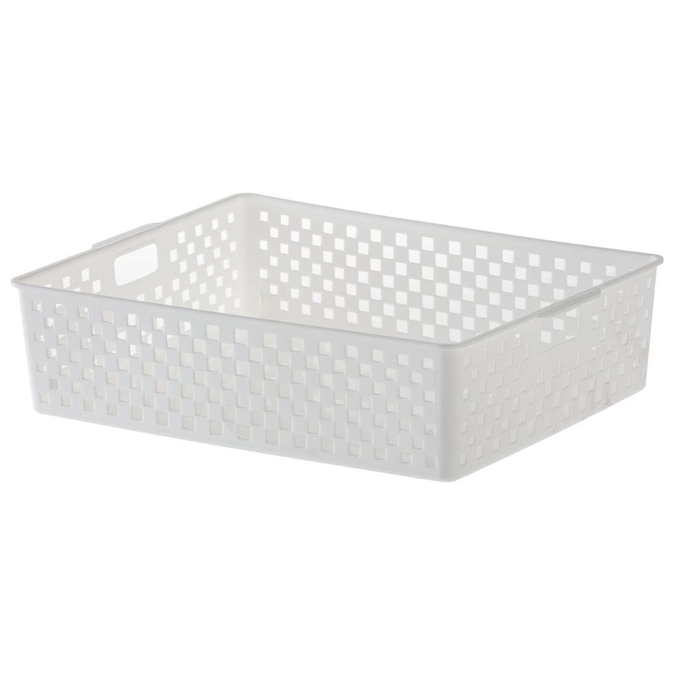 Cesto Quadratta 34x27x9 Branco - Organização Completa
