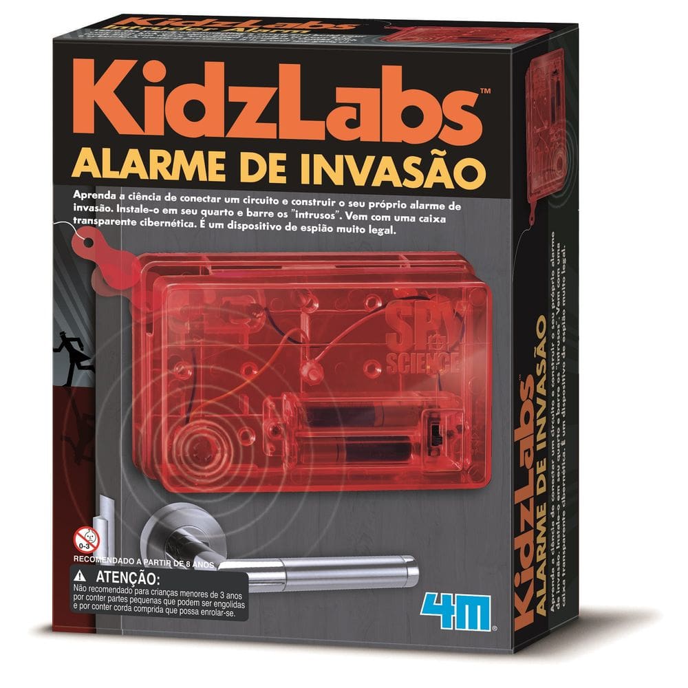 Kit Alarme De Invasão - 4M - Brinquedo Educativo