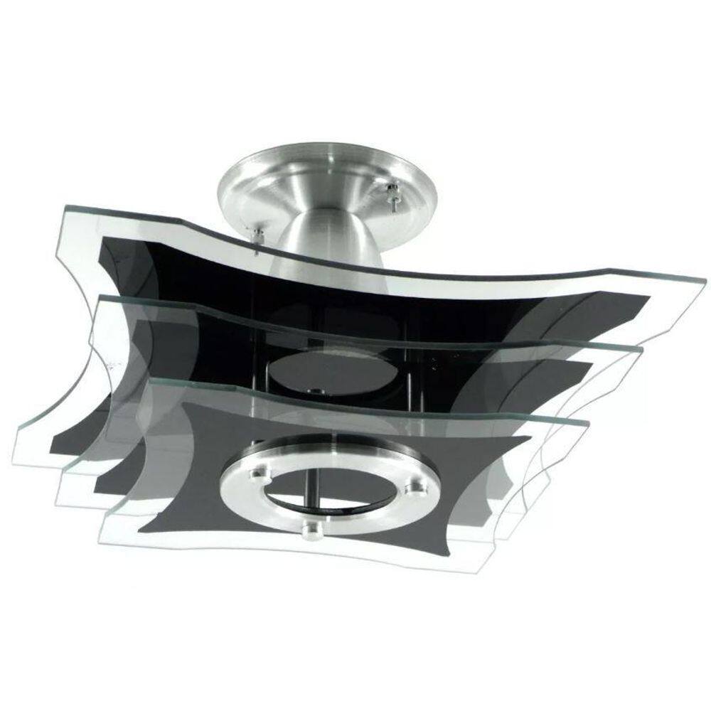 Luminária Plafon Capela - Preto - Sala, Quarto, Cozinha