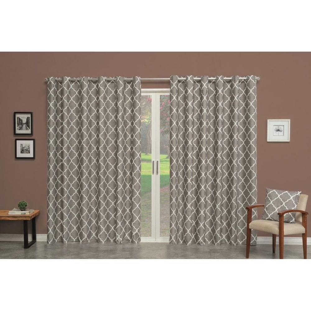 Cortina Semi Blackout Argos 3,00M Para Sala Quarto Cinza