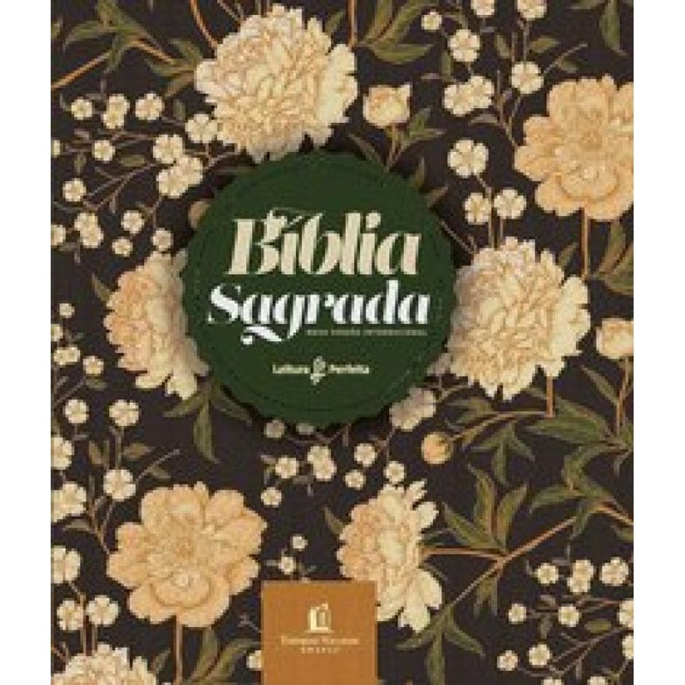 Bíblia Sagrada Nvi, Couro Soft, Flores, Espaço Anotações