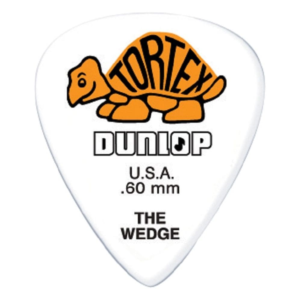 Palheta Tortex Wedge 0,60mm Pacote Com 12 Dunlop