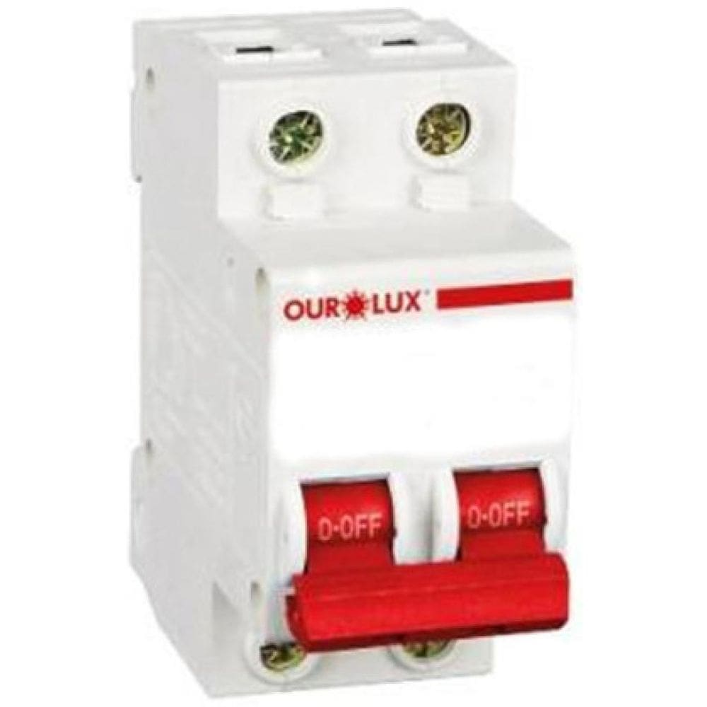 Disjuntor Bipolar 25A Ourolux
