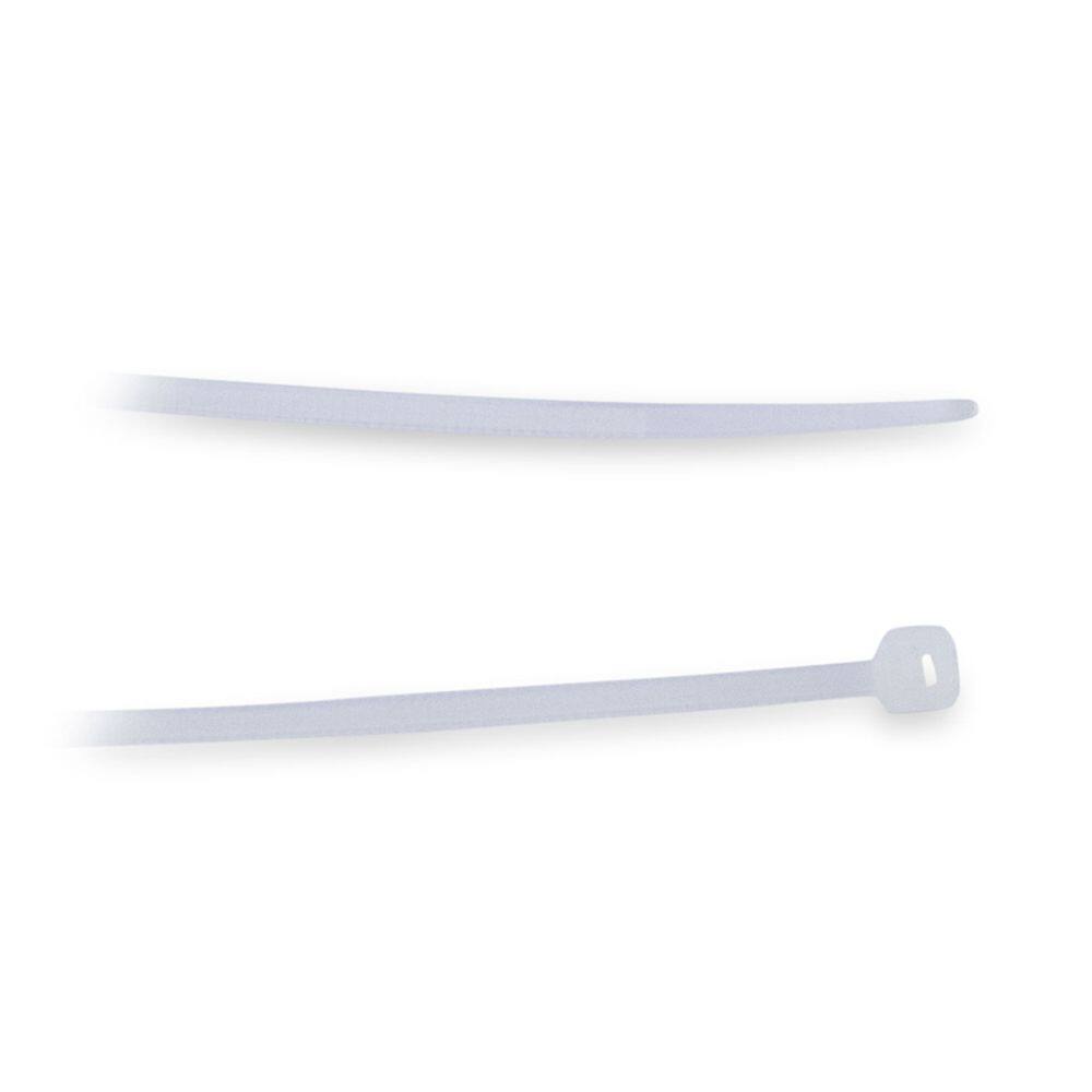 Abraçadeira de Nylon Branco 2.5mmx100mm Pacote com 100 Peças