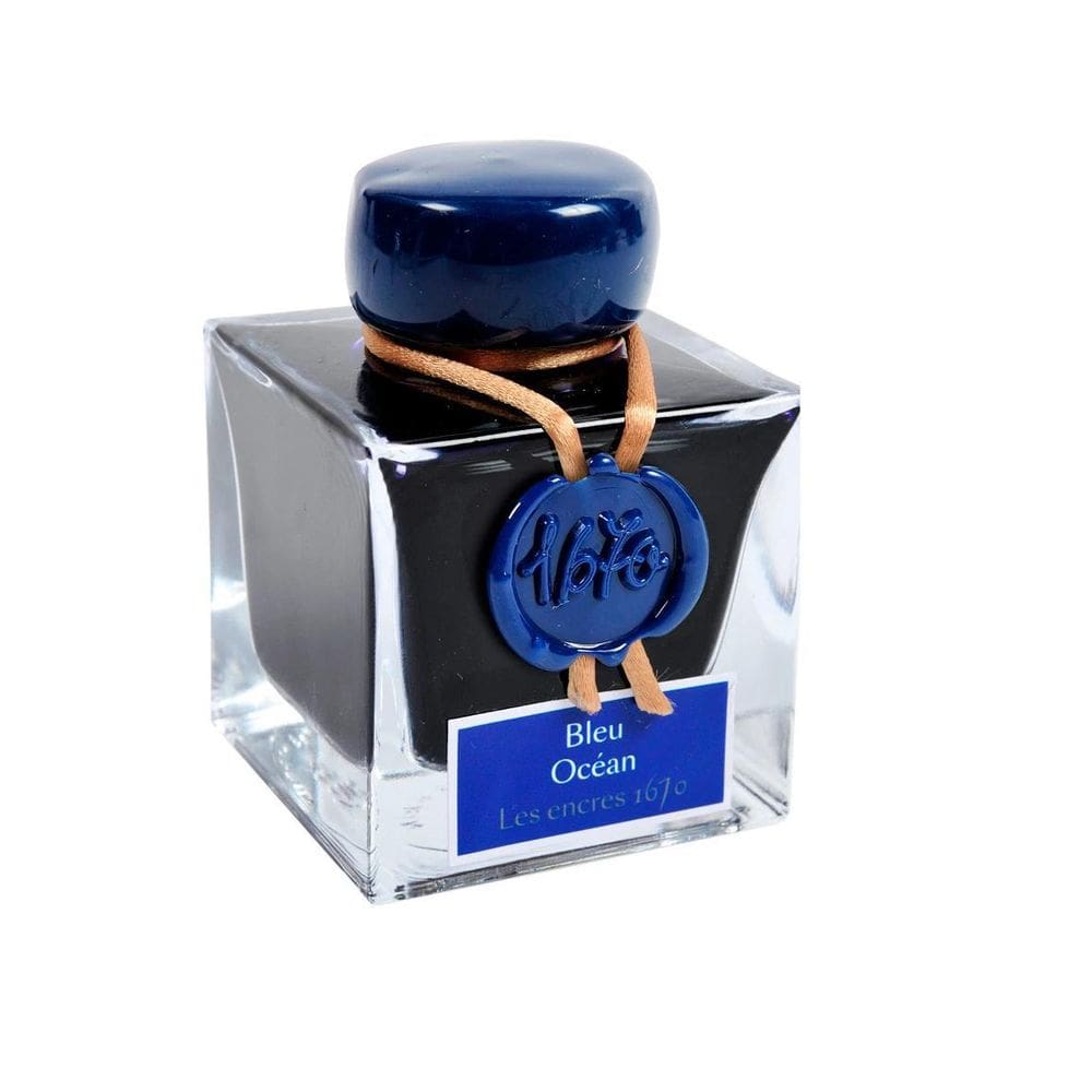 Tinta Caneta Tinteiro J. Herbin Bleu Océan 50Ml