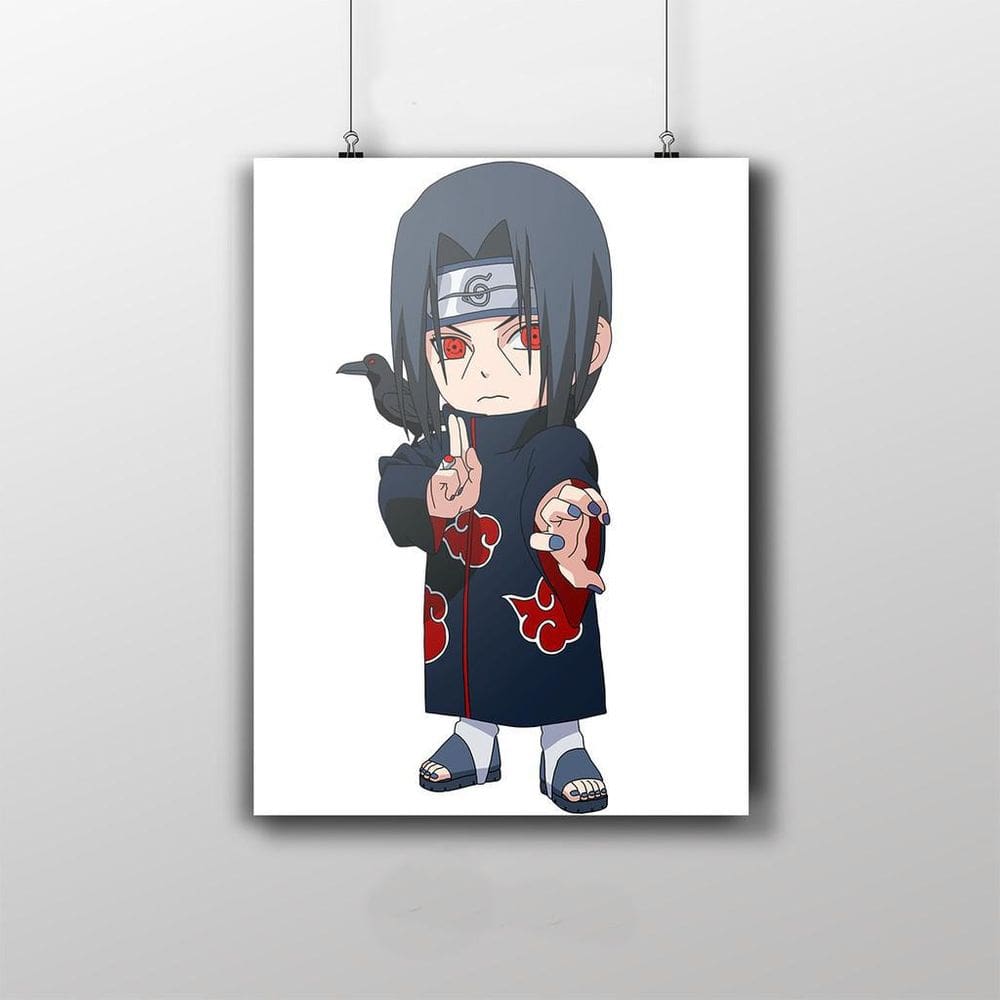 Placa Decorativa Itachi Uchiha - Naruto Shippuden Infantil