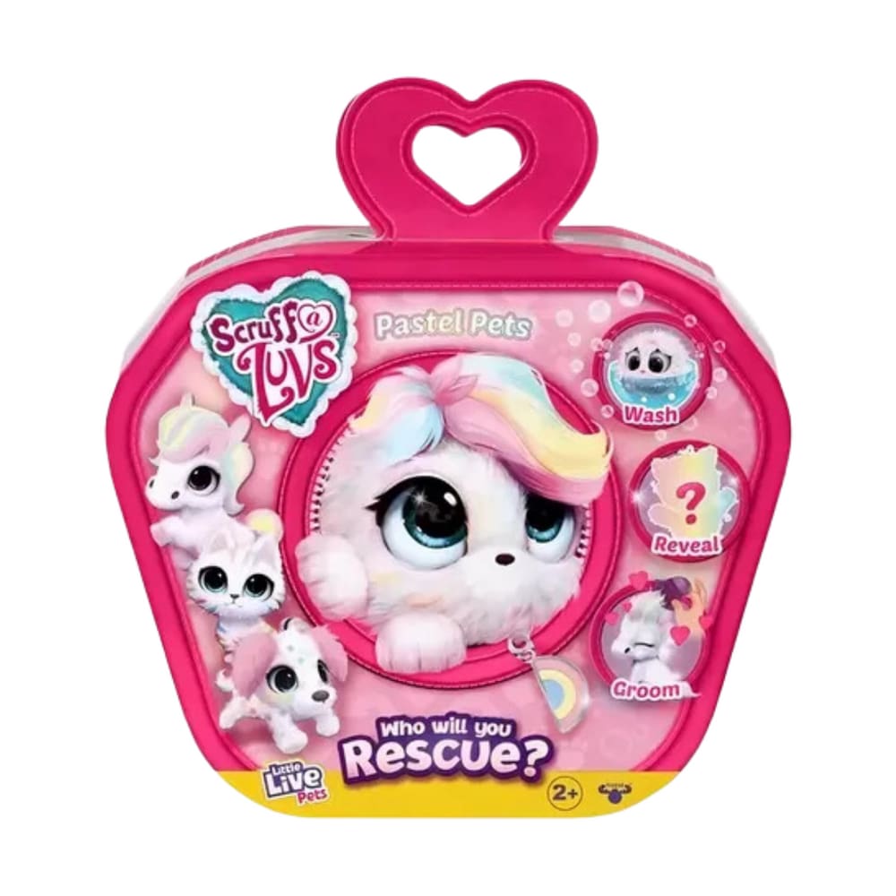 Adotados Surpresa Scruff A Luvs Pastel Pets +3 F01224 Fun