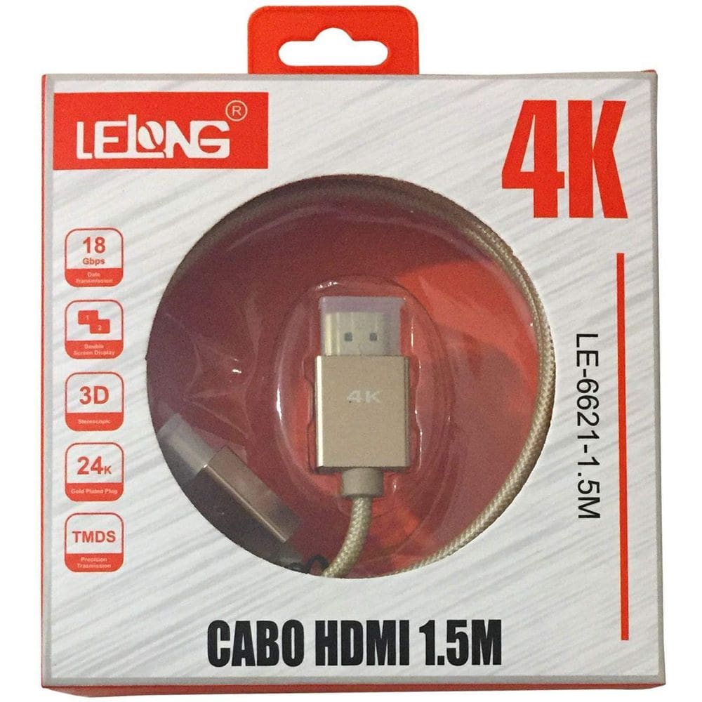 Cabo Lelong Hdmi 4K 1.5M Le-6621