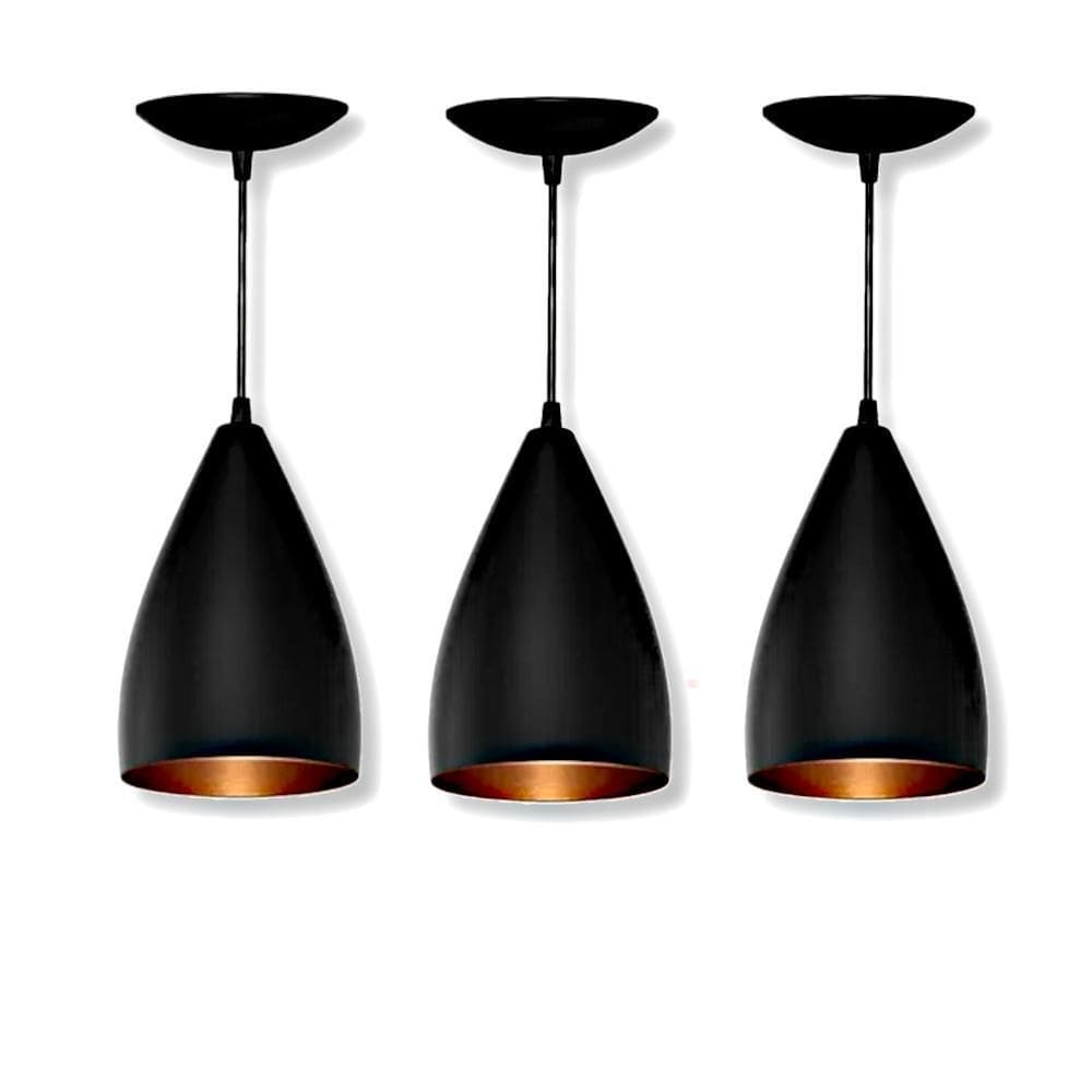 Pendente Aramado Vegas Cozinha Pronta Lustre De Teto