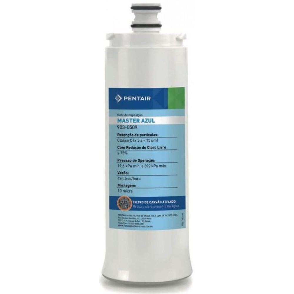 Refil Adaptável Purificadores Master Frio Rótulo Azul