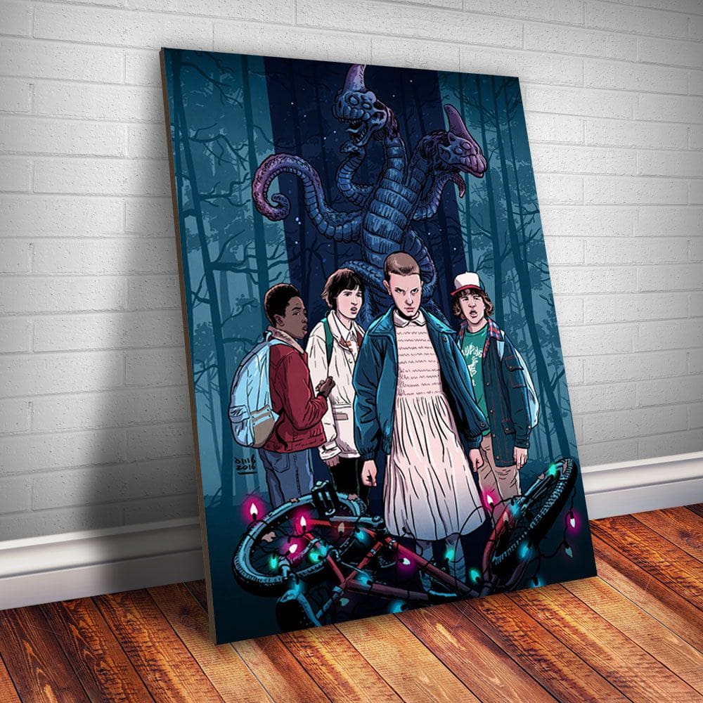 Placa Decorativa Stranger Things 2 - Séries MDF 3mm 20x30cm