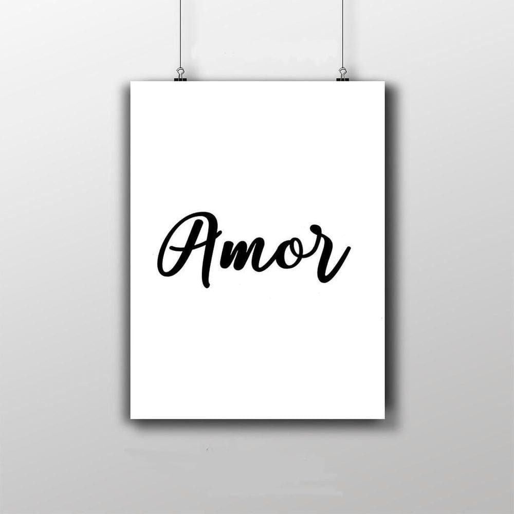 Placa Decorativa Frase Amor 20X30Cm