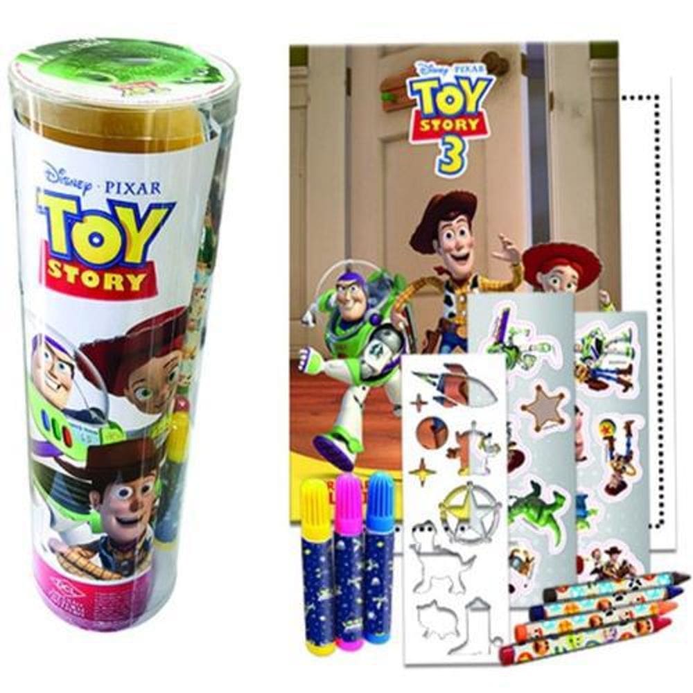 Livro -Disney - Tubo Historias E Colorir - Toy Story 4