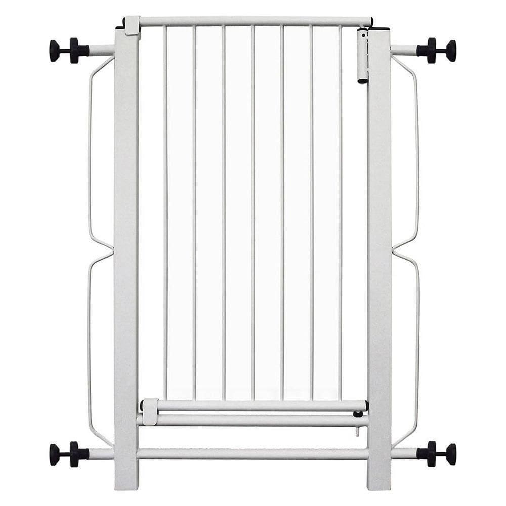 Portão Grade de Proteção para Criança e Pet 70x80 Aço Branco