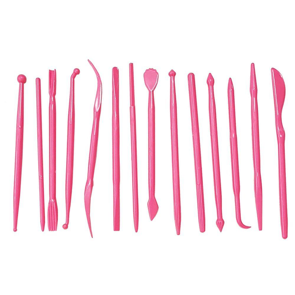 Estecas Prime Chef 14 Peças - Modelagem - Plástico - 12 cm