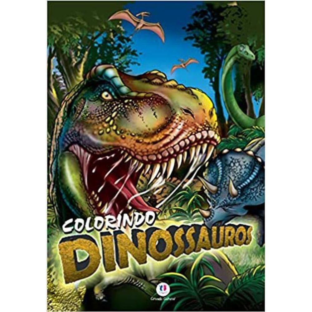 Livro Colorindo - Dinossauros