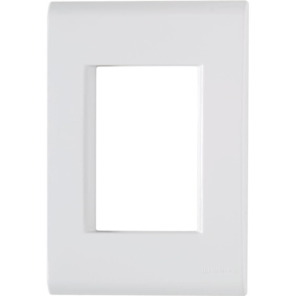 Kit 12 Placa 3 Postos Juntos 4x2 Tramontina Liz Branca