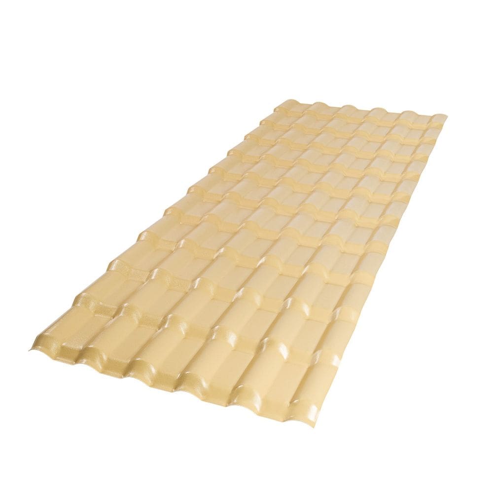 Telha Plan Colonial Pvc 2,42 X 06 Ondas - caixa com 5 Peças