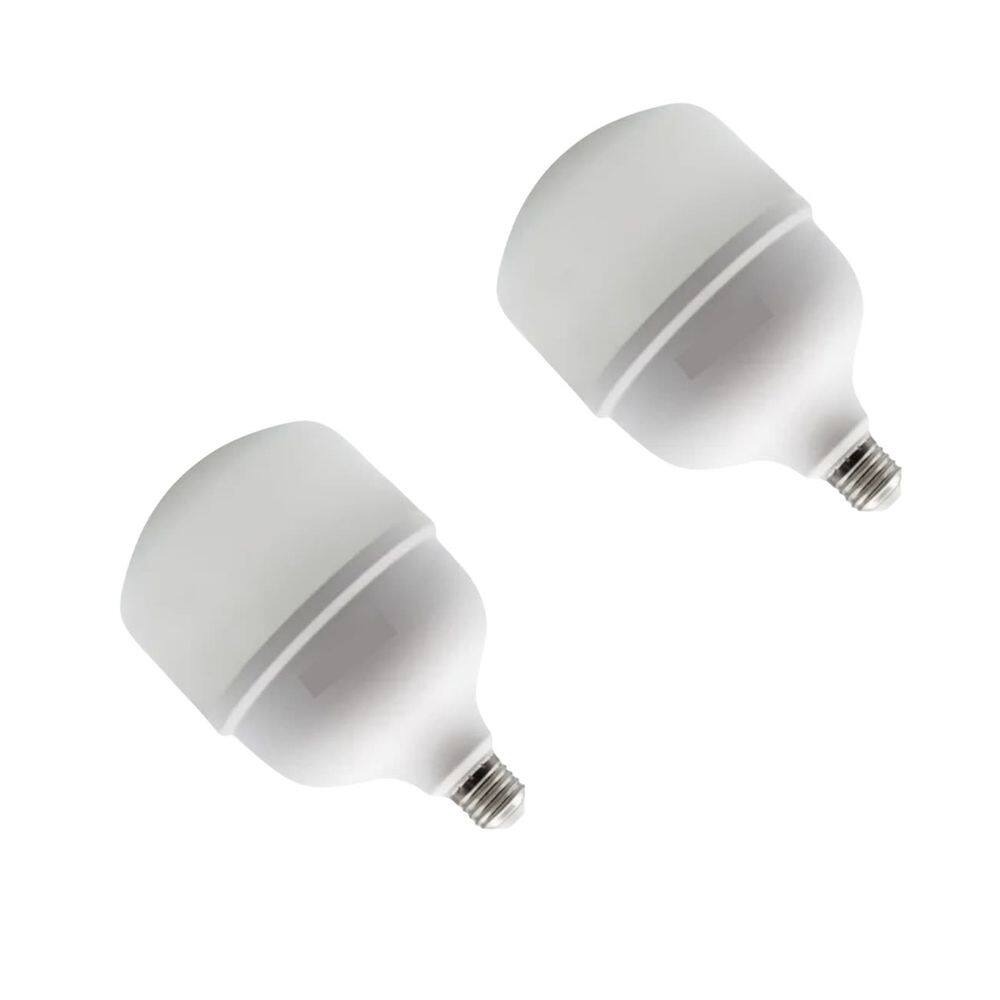 Kit 2 Lâmpada Super Led 30w Bulbo E27 6500k bivolt