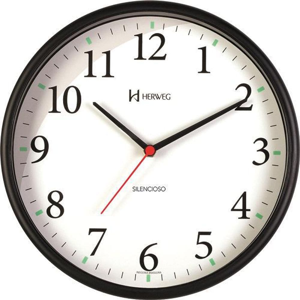 Relógio de Parede Herweg 6126S-21 Branco 26 cm Silencioso