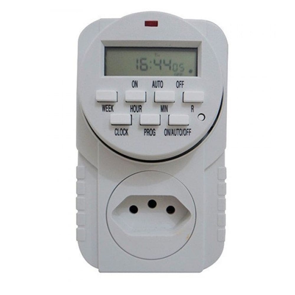 Temporizador Timer Digital De Tomada Bivolt 110/220v Dni6610
