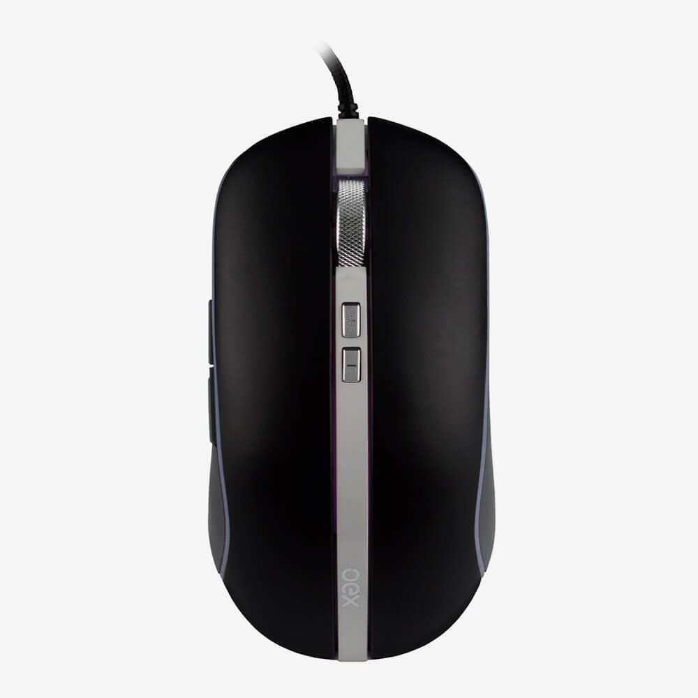 Mouse Oex Gamer Hybrid Ms310 Customizável 7 Botões 5000 Dpi