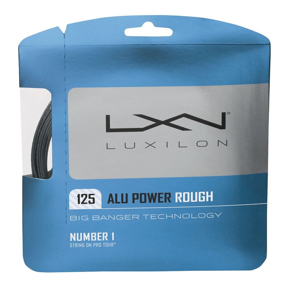 Corda Luxilon Alu Power Rough 1.25 Cinza - Alta Rotação