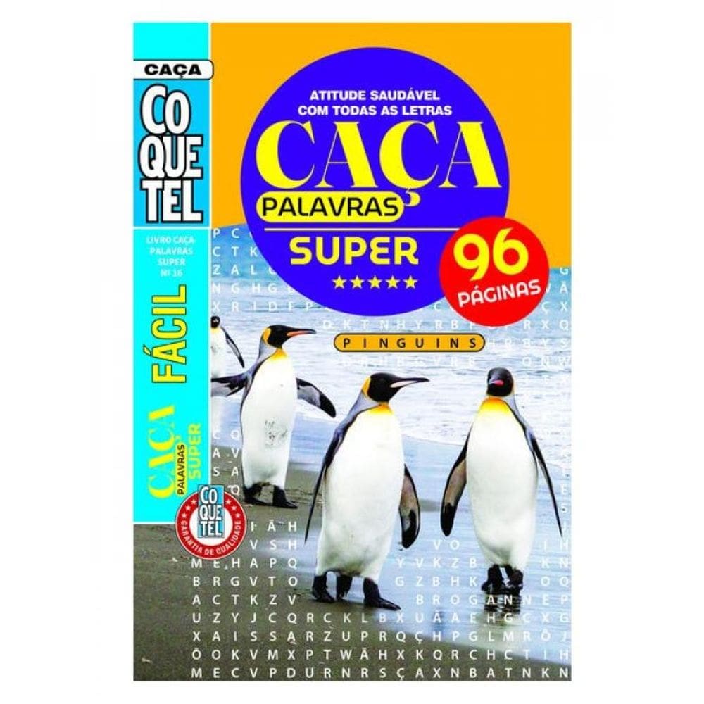 Livro Coquetel Caça-Palavras Super 16
