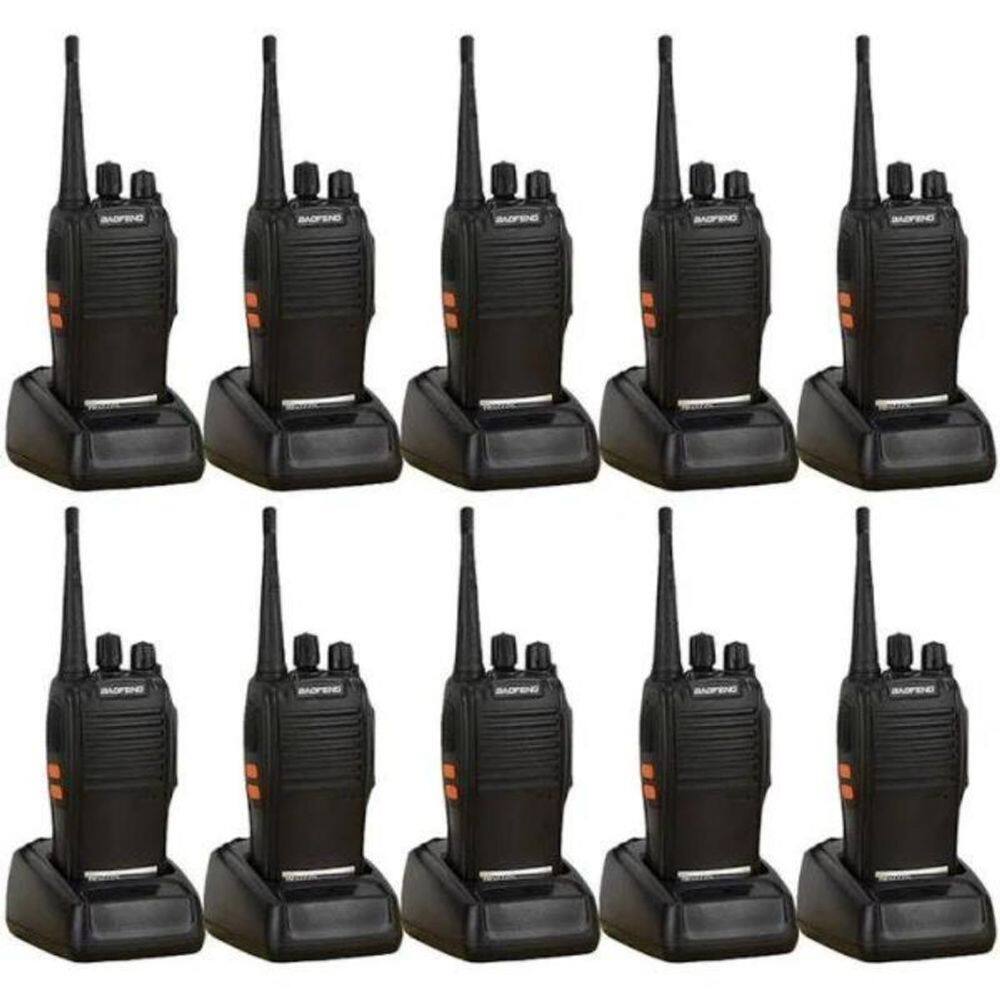 Kit 10 Walktalk Baofeng Radio Comunicador Bf777S