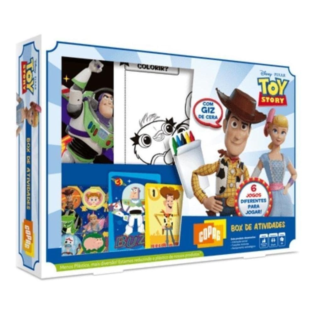 Jogo Cartas Toy Story Box Atividades Infantil Diversão 4+