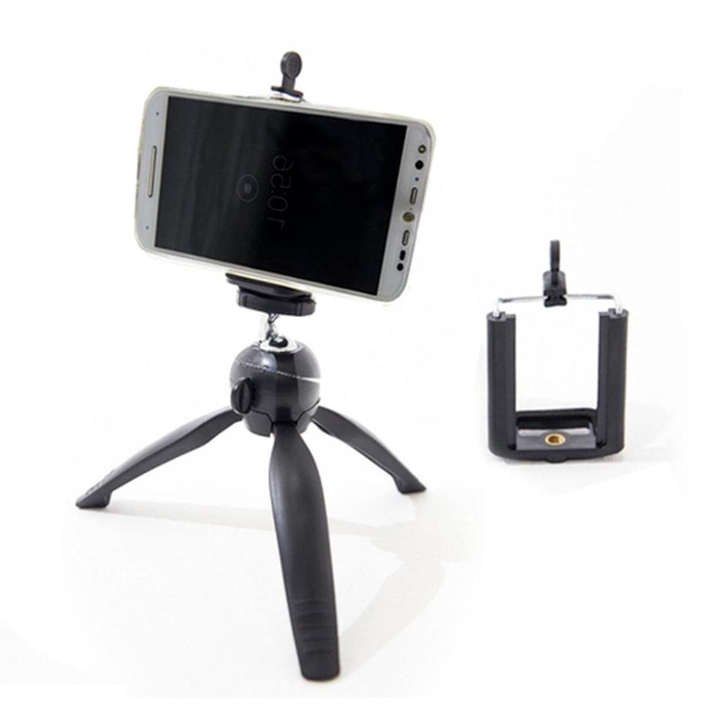 Mini Tripé Suporte Articulado Para Celular De Mesa Universal