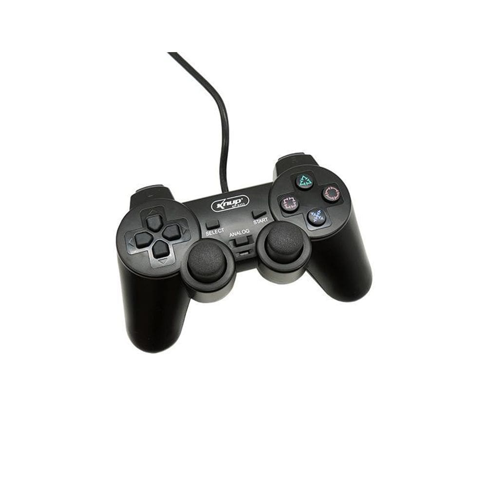Controle Com Fio 4X1 Pc Ps1 Ps2 Ps3 Knup Kp-5422