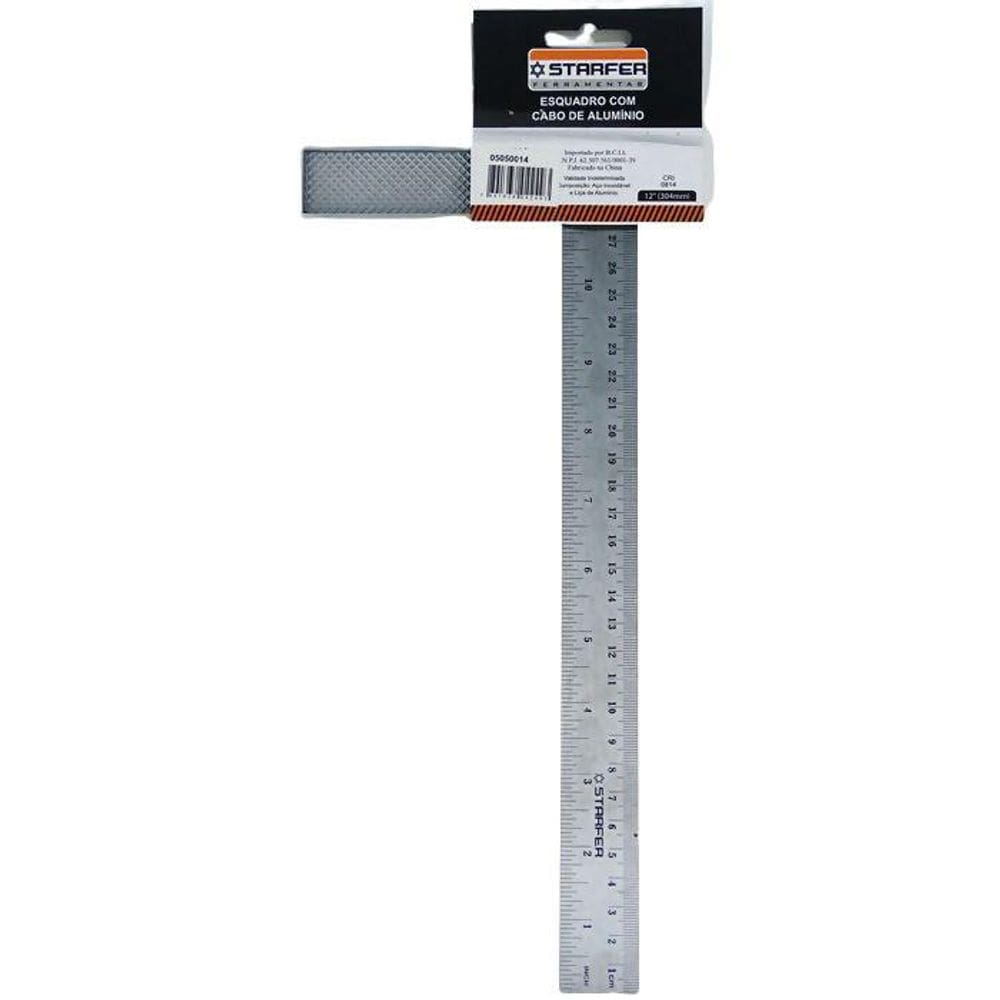Esquadro Cabo Aluminio Leve 12 Pol. 300Mm Starfer