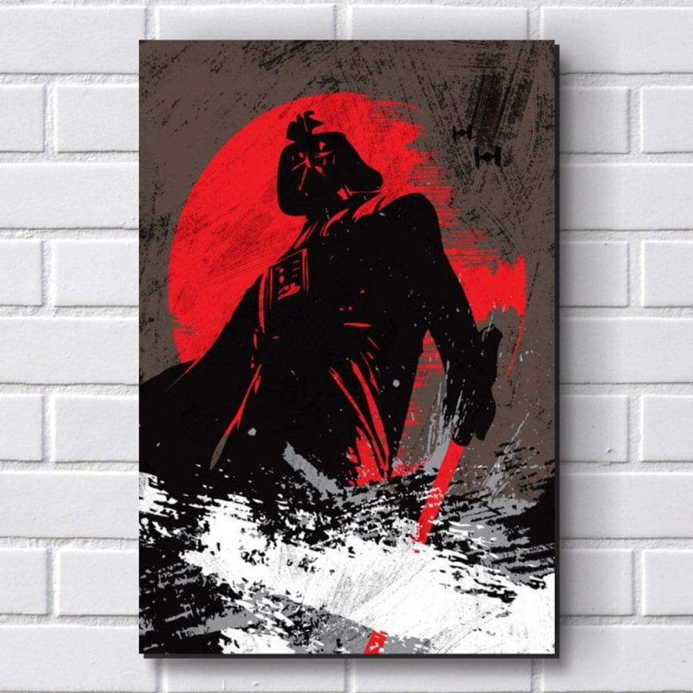 Placa Decorativa Modelo P94 - Star Wars 20X30Cm Em Mdf