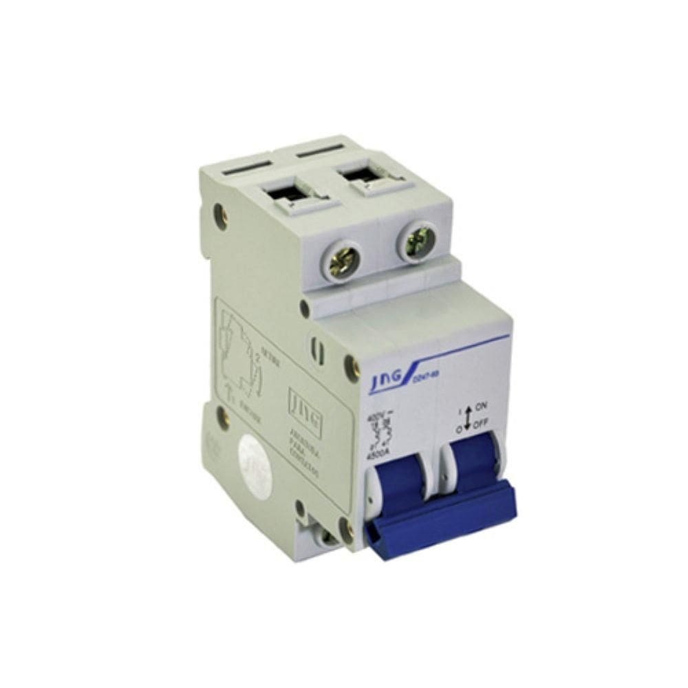 Disjuntor Jng Din DZ4763 Bipolar 10A