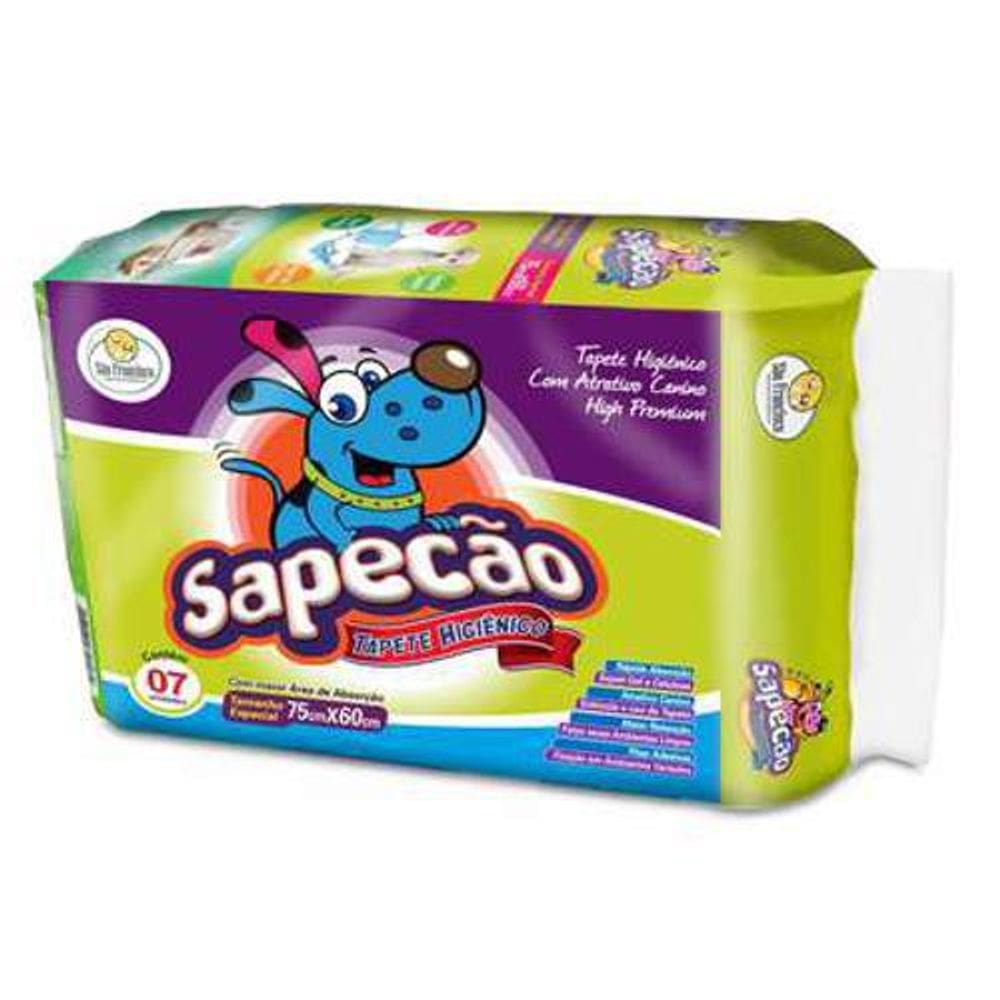 Tapete Higiênico Sapecão Com Atrativo Canino-7 Un