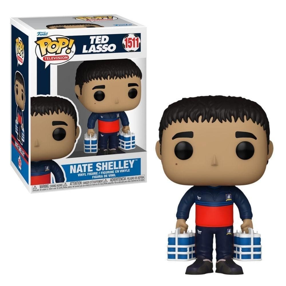 Boneco Funko Pop Ted Lasso - Nate Shelley With Water