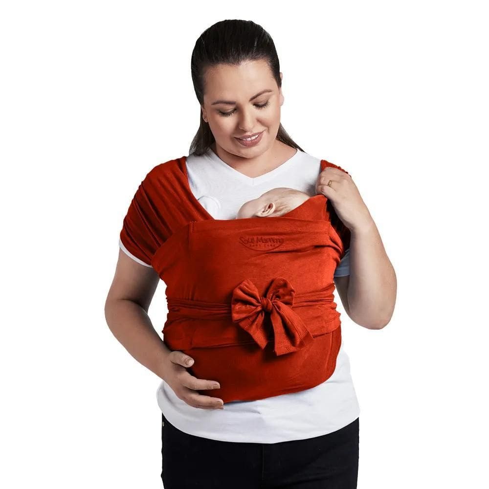 Sling Canguru Soul Mamma Vermelho Rust Tam M