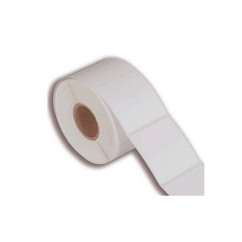 Kit Com 10 Rolos De Etiqueta Couche 100X100 Mm 10X10 Cm