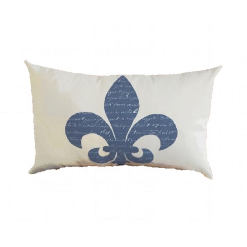 Capa De Almofada 50X30 Flor De Lis