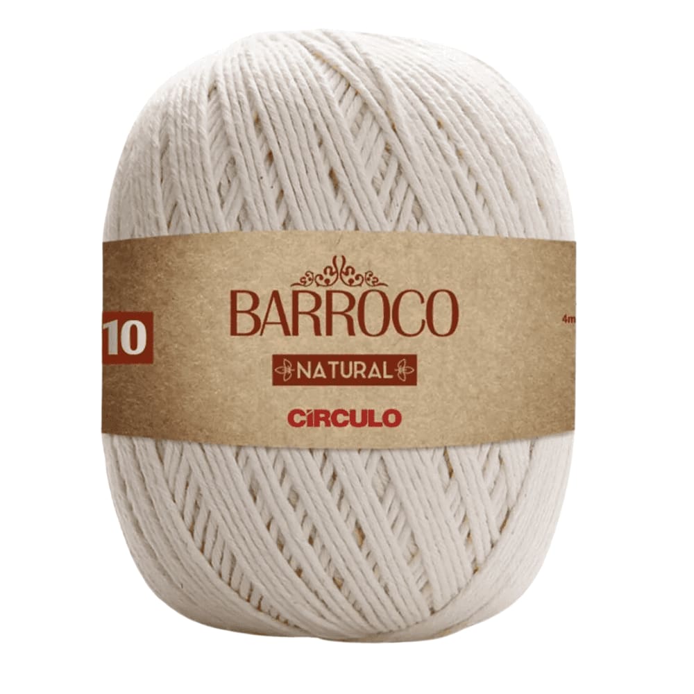 Barbante Barroco Natural N°10 700g