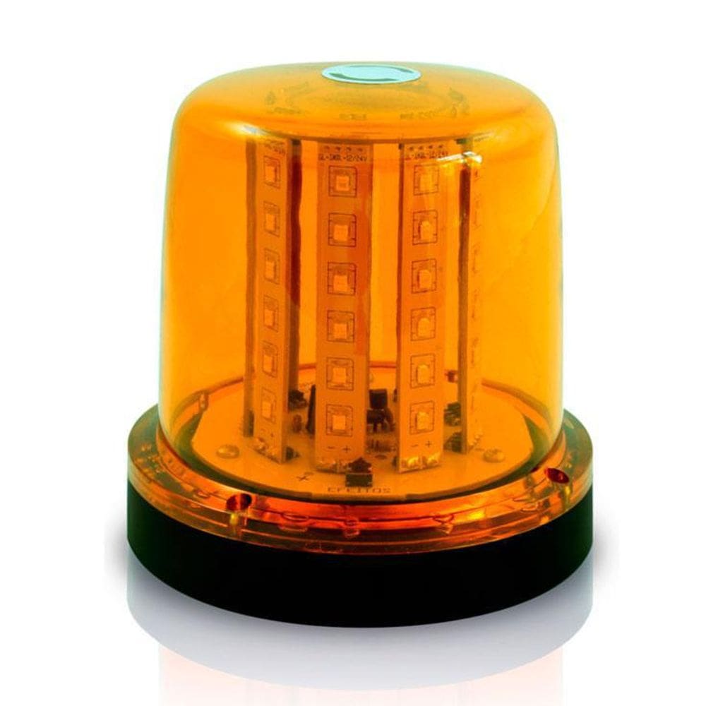 Giroled Giroflex 10w 12/24v 54 Leds Âmbar