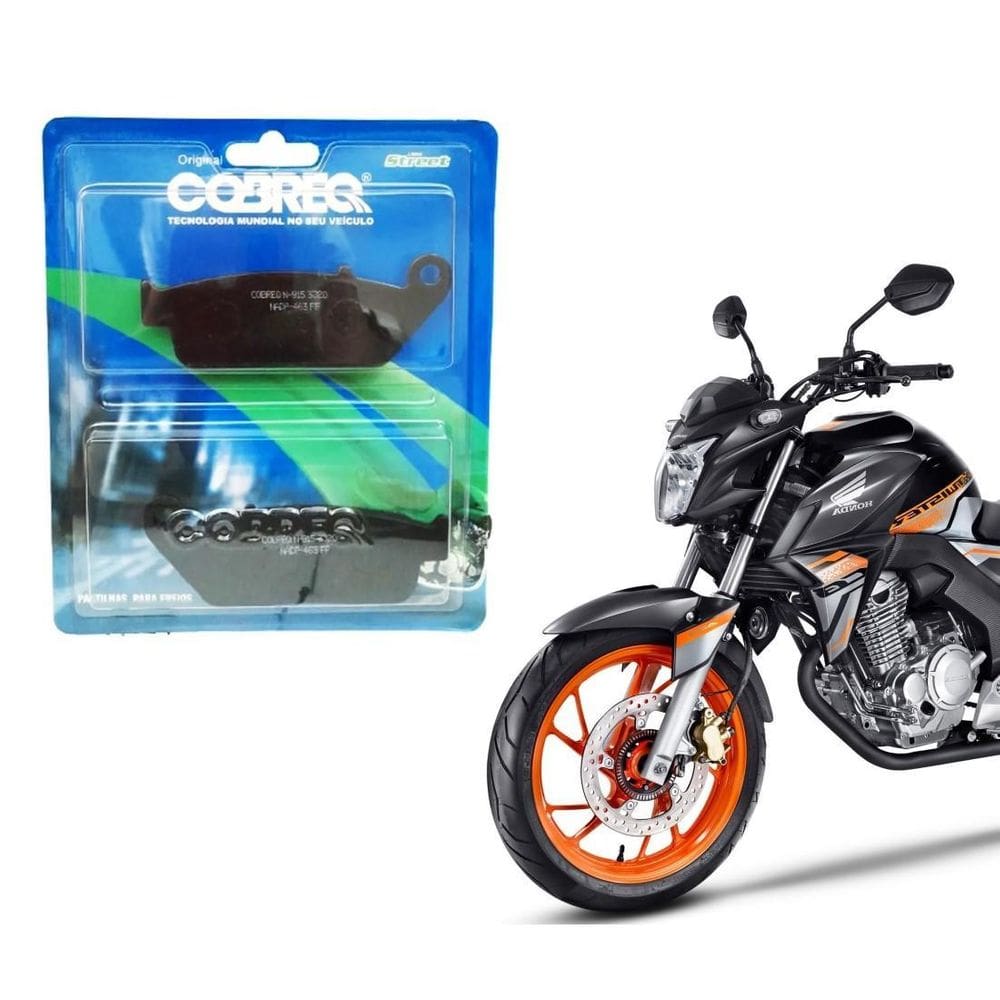Pastilha Freio Dianteira Cobreq Honda Twister Nova Cb 250F