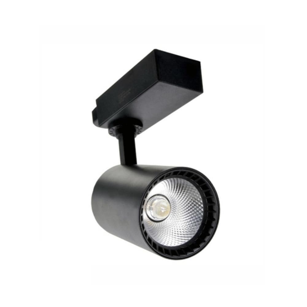 Spot Para Trilho Eletrificado 3000K Preto 10W Bivolt Makled