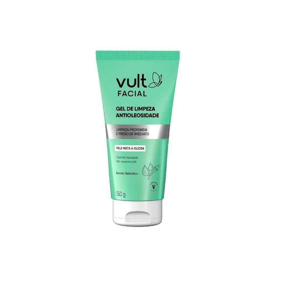 Gel De Limpeza Facial Antioleosidade Vult 85G