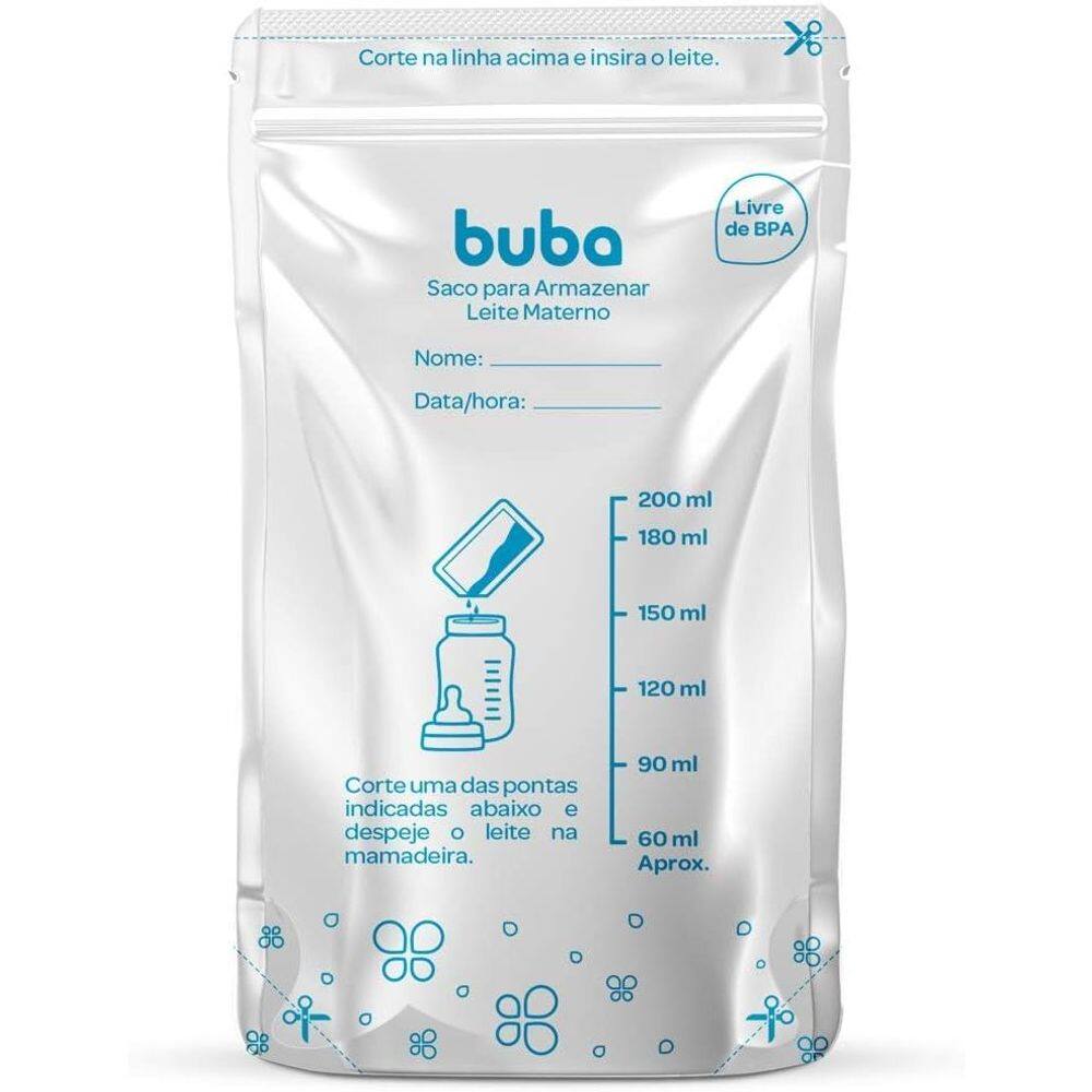 Saco Para Armazenar Leite Materno - Buba