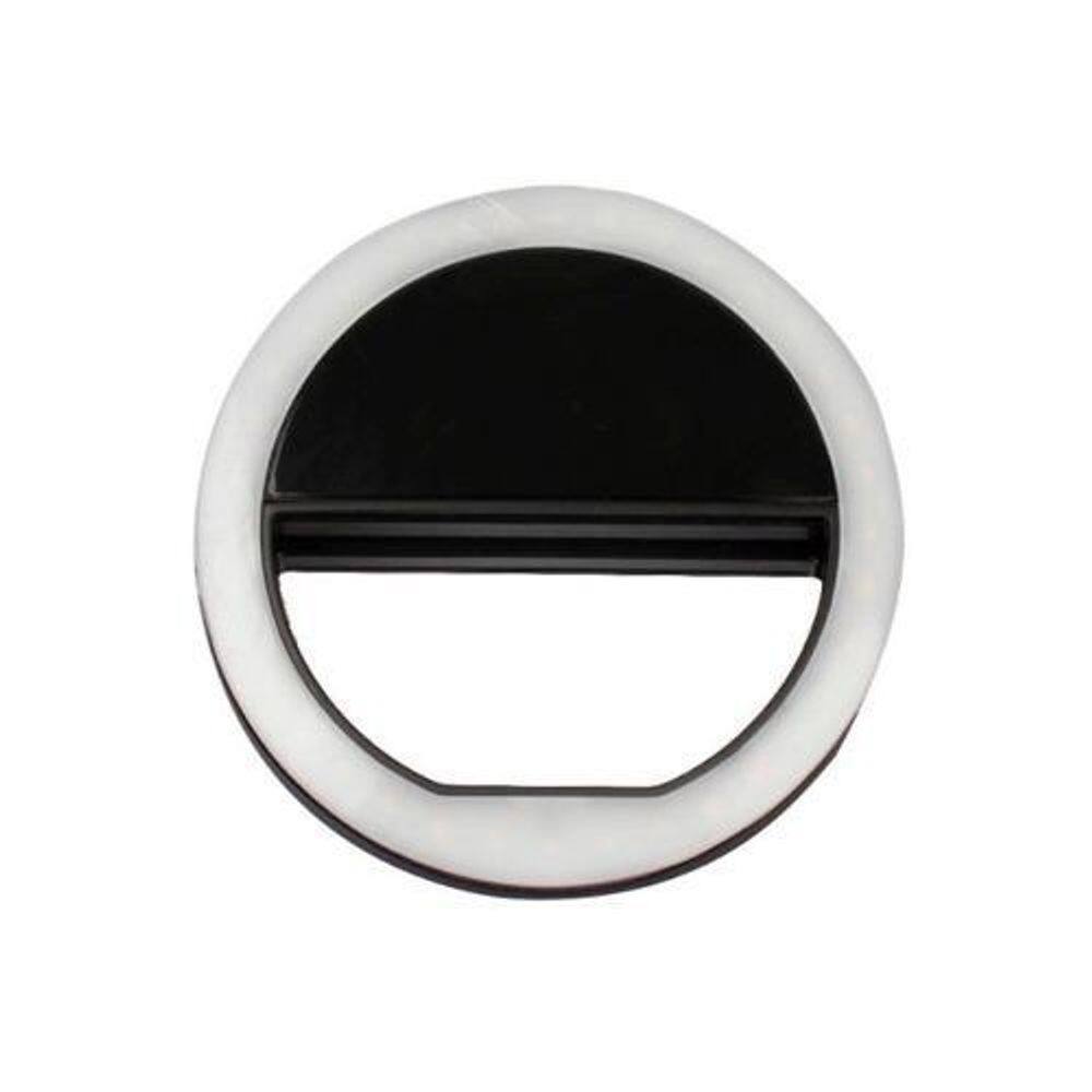 Anel Led Luz Selfie p/ Celular - PRETO | SG-11