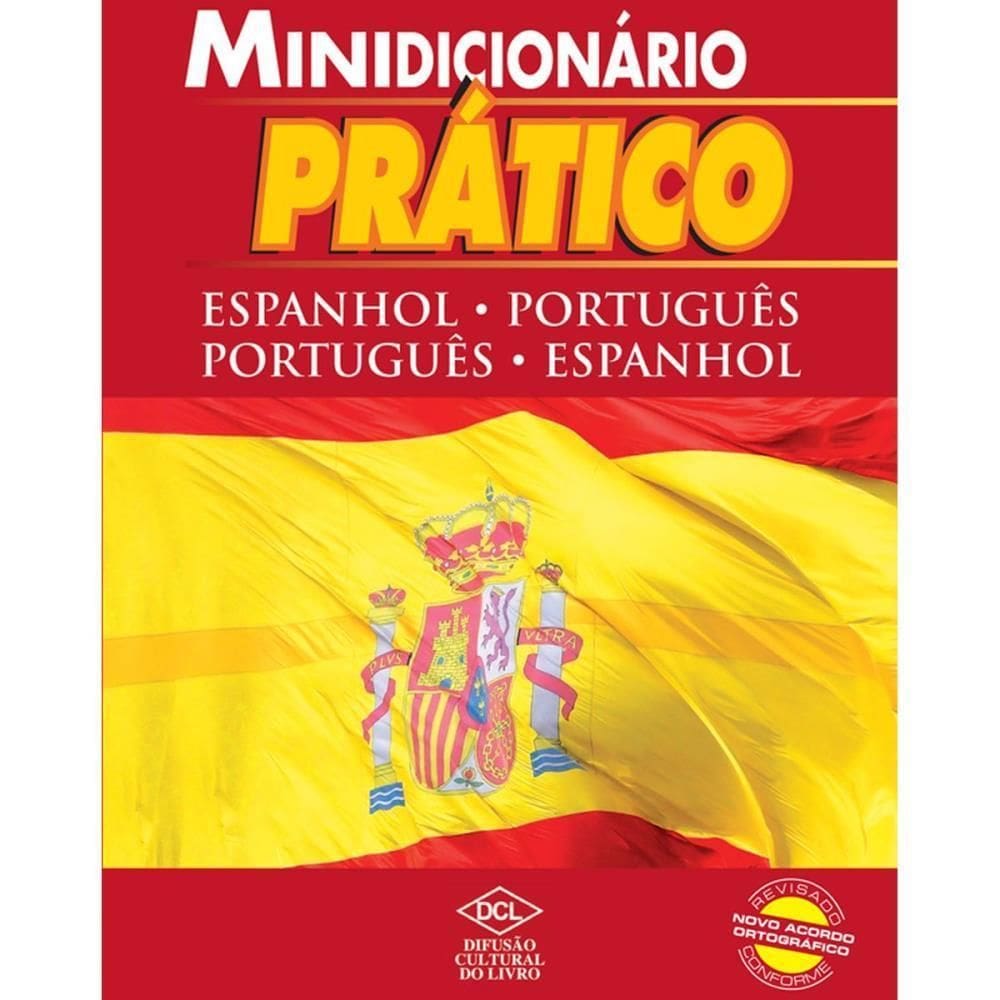 Livro Dicionário Mini Espanhol Espanhol/Português Prático