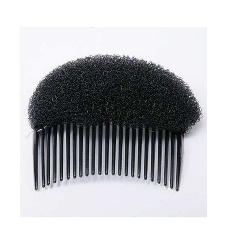 Pente com Esponja para Penteados Cor Preto DONUT