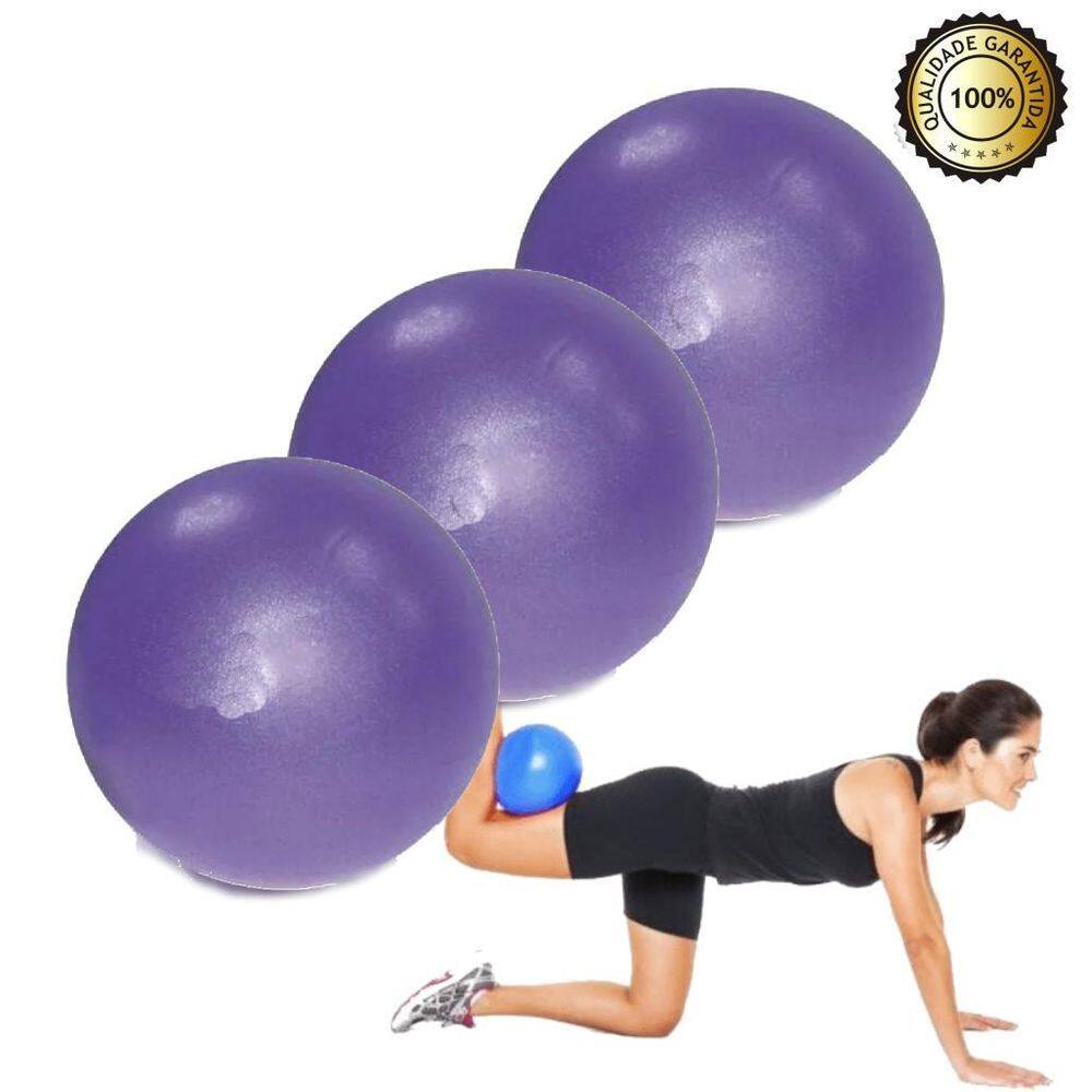 Kit 3 Overball 25 Cm Pilates Fisioterapia Reabilitação Yoga